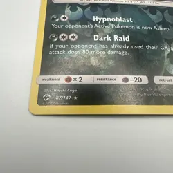 Darkrai 87/147 Reverse Holo Pokemon League Stamped Promo Pokemon Card - Image 3