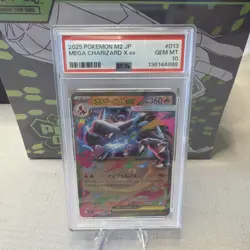 Mega Charizard X ex #013 M2 Inferno X 2025 JP Pokemon PSA 10 - Image 1