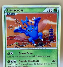 Heracross 43/123 – HeartGold & SoulSilver (Uncommon) - LP+ - 2010 Pokemon TCG - Image 2