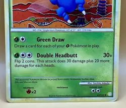 Heracross 43/123 – HeartGold & SoulSilver (Uncommon) - LP+ - 2010 Pokemon TCG - Image 3