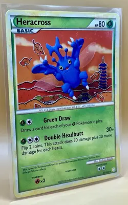 Heracross 43/123 – HeartGold & SoulSilver (Uncommon) - LP+ - 2010 Pokemon TCG - Image 5