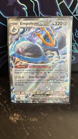 Pokemon Empoleon EX Double Rare Full Art Holo 070/094 Phantasmal Flames NM - Image 1