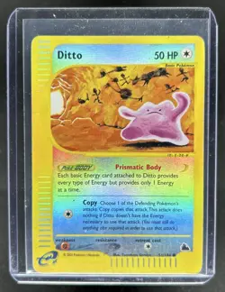 2003 Pokemon Skyridge Ditto Reverse Holo #51/144 - Image 1