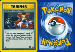 ROCKET'S SNEAK ATTACK 72/82 RARE TEAM ROCKET POKEMON UNLIMITED MP - Image 3