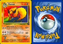 FLAREON 19/64 RARE JUNGLE POKEMON UNLIMITED MP - Image 3