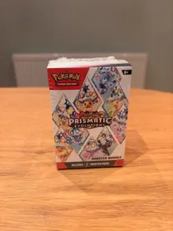 Pokemon TCG Prismatic Evolutions Booster Bundle Sealed - Image 1