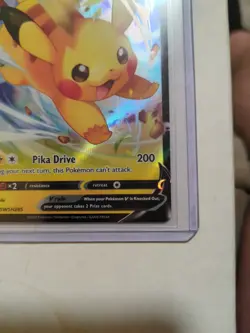 Pikachu V SWSH285 Black Star Promo Full Art Pokemon Sword & Shield - Image 3