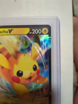 Pikachu V SWSH285 Black Star Promo Full Art Pokemon Sword & Shield - Image 4