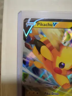 Pikachu V SWSH285 Black Star Promo Full Art Pokemon Sword & Shield - Image 5