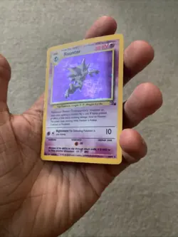 Haunter - 6/62 Fossil Unlimited Holo Rare Pokemon - MP - Image 3