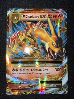 M Charizard EX 13/108 Evolutions 220 HP Mega Holo Ultra Rare Pokemon TCG - NM - Image 1