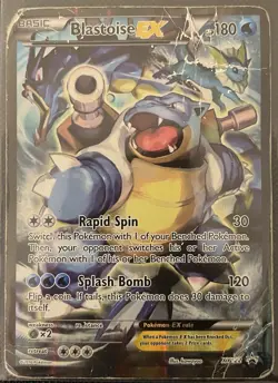 Pokemon Blastoise EX XY122 XY Holo - Image 1