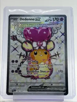 DEDENNE EX 2023 POKEMON PALDEA EVOLVED ULTRA RARE 239/193 Q3384 - Image 1