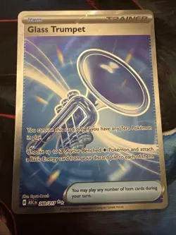 Glass Trumpet 260/217 Ultra Rare Full Art Pokemon Ascended Heroes NM Mint - Image 1