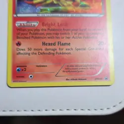 2012 Pokemon Ninetales BW66 Holo Black White Black Star Promo LP - Image 4