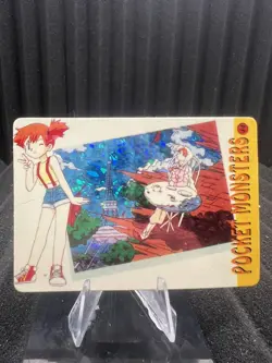 Pokemon Vintage Pocket Monsters Vending HOLO Prism Sticker 1999 Nintendo Japan - Image 1