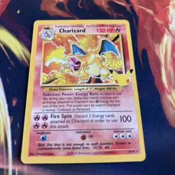CHARIZARD 4/102 Celebrations: Classic Collection 25th Ann Pokemon NEAR MINT - Image 2