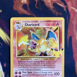 CHARIZARD 4/102 Celebrations: Classic Collection 25th Ann Pokemon NEAR MINT - Image 4