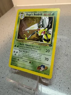 Koga's Beedrill Holo 9/132 Pokemon TCG Gym Challenge - Image 3