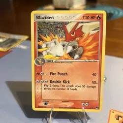 Blaziken HOLO RARE 1/17 Pop Series 1 Pokemon Card 2006 - Image 1