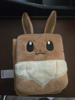 Pokemon TCG Eevee Plush Deck Box From SPC Super Premium Collection Fuzzy Box New - Image 1