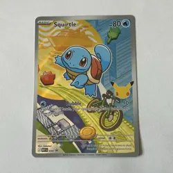 First Partner Illustration Squirtle Promo Full Art Holo 039 Pokemon TCG #039 - Image 1