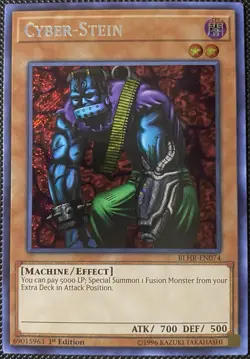 Cyber-Stein BLHR-EN074 Battles of Legend: Hero's Revenge 1st Edition Yugioh Card - Image 1