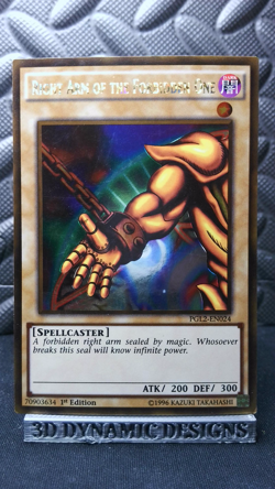 | Yugioh Right Arm of the Forbidden One PGL2-EN024 1st Premium Gold Of LP 🔥 | - Image 1
