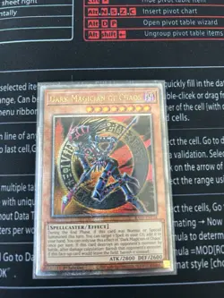 Yu-Gi-Oh Dark Magician of Chaos Quarter Century Rare 1st Edition RA03-EN134 - Image 1