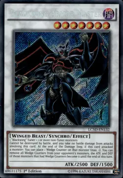 Blackwing Armor Master EU 1st Ed Secret Rare LC5D-EN132 Yu-Gi-Oh! - Image 1