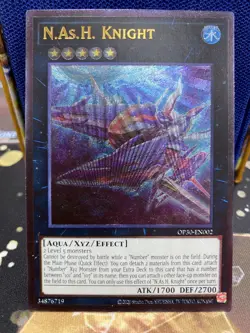 Yugioh N.As.H Knight Ultimate Rare OP30-EN002 Near Mint - Image 1