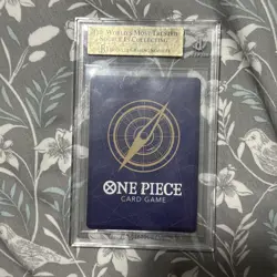 Beckett One Piece Dracule Mihawk Manga Art SEC Foil OP14-119 BGS PRISTINE 10 - Image 2