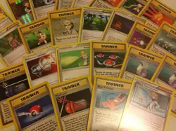 50 Random Pokemon Trainer Cards - No Doubles, Monsters or Energies! READ DESCRIP - Image 1