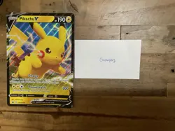 Pikachu V SWSH061 Jumbo Cards Holo - Image 1