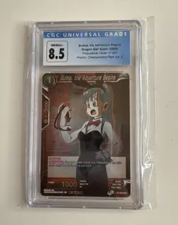 Bulma, the Adventure Begins #P-233 CGC 8.5 Dragon Ball Super TCG Card Game - Image 1