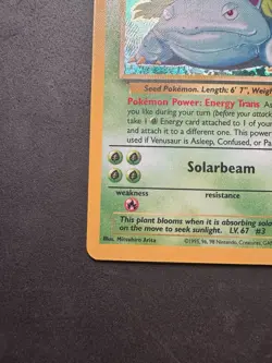 Pokemon TCG Venusaur Classic Collection Holo Rare Card 15/102 NM Condition #2 - Image 5