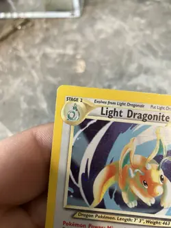 Pokemon TCG Light Dragonite Neo Destiny Holo Card 14/105 Unlimited Rare MP - Image 5