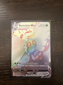 Pokemon TCG Butterfree VMAX Darkness Ablaze Holo Secret Rare Card 190/189 - Image 1