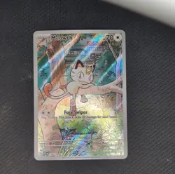 Pokemon Meowth Illustration Rare 106/094 Me02 Phantasmal Flames Holo 70 HP Card - Image 3