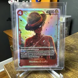 Monkey D Luffy SR OP12-015 English ONE PIECE Card Legacy of the Master - NM - Image 1