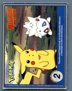 Pokemon PokeTrivia Raticate #20 Mewtwo Strikes Back Movie Scene No. 2 Card - Image 2