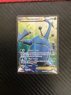 MP Heracross EX (105 Full Art) 105/111 XY - Furious Fists Holo Pokemon Card - Image 1