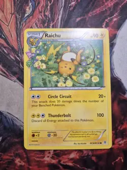 Pokemon TCG Raichu Generations Radiant Collection Card #RC9/RC32 LP - Image 1