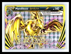 💥 Mandibuzz BREAK - XY182 - Pokemon XY Promo Ultra Rare Holo Card - Image 1