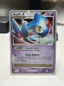 Azelf LV.X Holo Card 140/146 Legends Awakened NM/LP Condition - Image 1