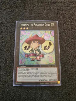 1X Temtempo the Percussion Djinn - YS12-EN041 - Super Rare 1st Edition - Image 1