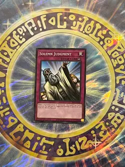 Yu Gi Oh! - Solemn Judgment - SR14-EN038 - 1st Ed - Common - NM - Image 1