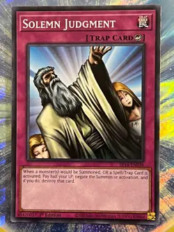 Yu Gi Oh! - Solemn Judgment - SR14-EN038 - 1st Ed - Common - NM - Image 2