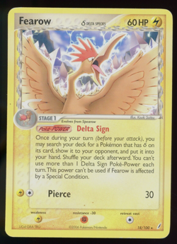 Fearow 18/100 EX Crystal Guardians Non Holo Rare Pokemon Card - Image 1