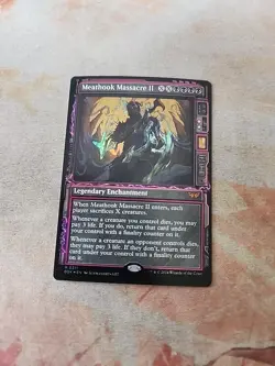 Meathook Massacre II Showcase Foil Duskmourn House Of Horror MTG NM - Image 1